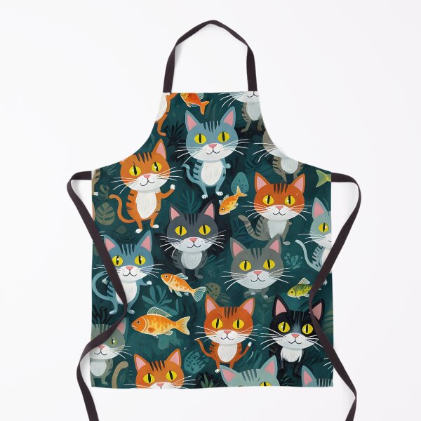 Item preview, Bright Eyed Cats and Fishy Friends designed and sold by Sharon Schwalbe.