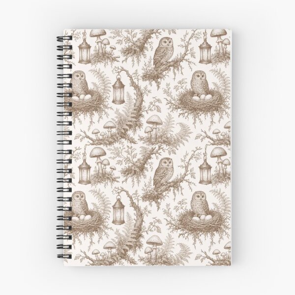 Item preview, Cottagecore Owl Nest Woodland Moss Egg Lantern Forest Wisdom Bird Toile designed and sold by StickyGuys.