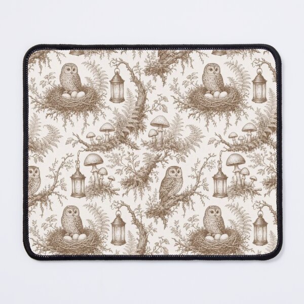Item preview, Cottagecore Owl Nest Woodland Moss Egg Lantern Forest Wisdom Bird Toile designed and sold by StickyGuys.