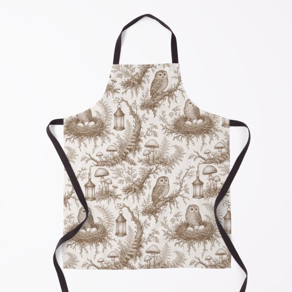 Item preview, Cottagecore Owl Nest Woodland Moss Egg Lantern Forest Wisdom Bird Toile designed and sold by StickyGuys.