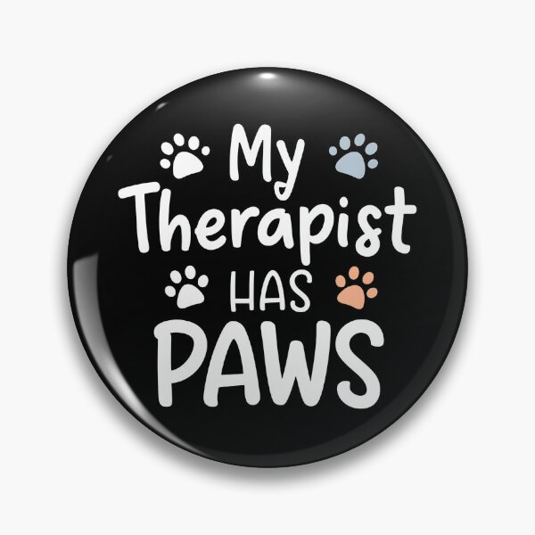 Item preview, My Therapist Has Paws Pet Lover Graphic designed and sold by SoyLamderma.