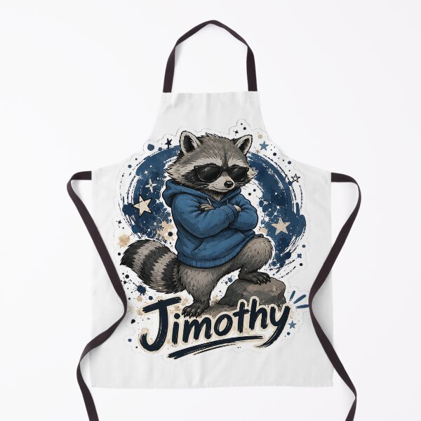 Item preview, Cool Raccoon Timothy in Blue Hoodie designed and sold by Jaideep Walia.