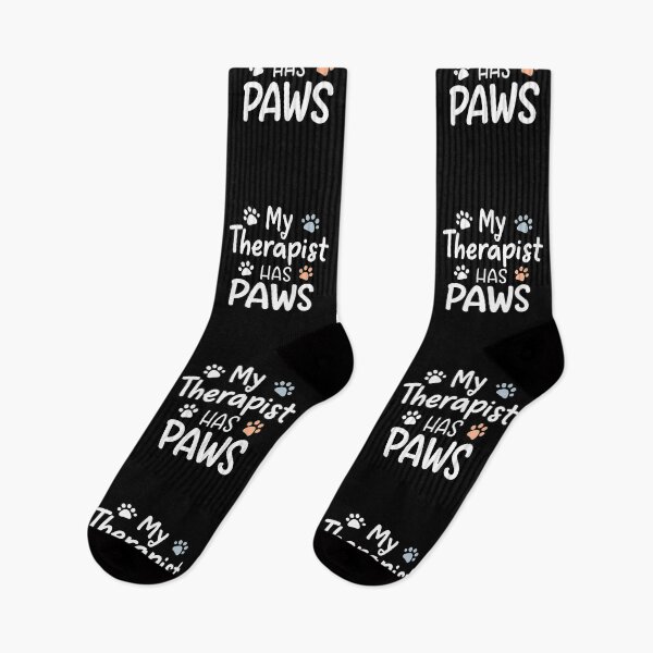 Item preview, My Therapist Has Paws Pet Lover Graphic designed and sold by SoyLamderma.