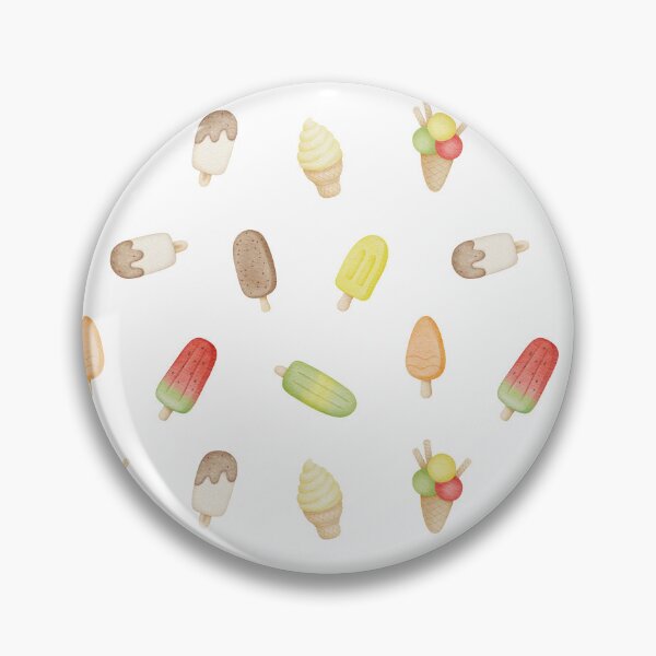 Item preview, Cute Watercolor Ice Cream Seamless Pattern designed and sold by tetiartlineshop.