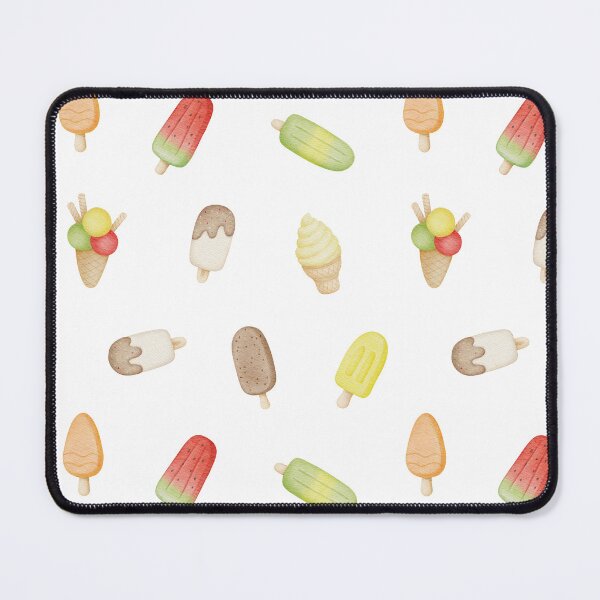 Item preview, Cute Watercolor Ice Cream Seamless Pattern designed and sold by tetiartlineshop.