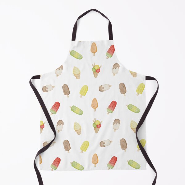 Item preview, Cute Watercolor Ice Cream Seamless Pattern designed and sold by tetiartlineshop.