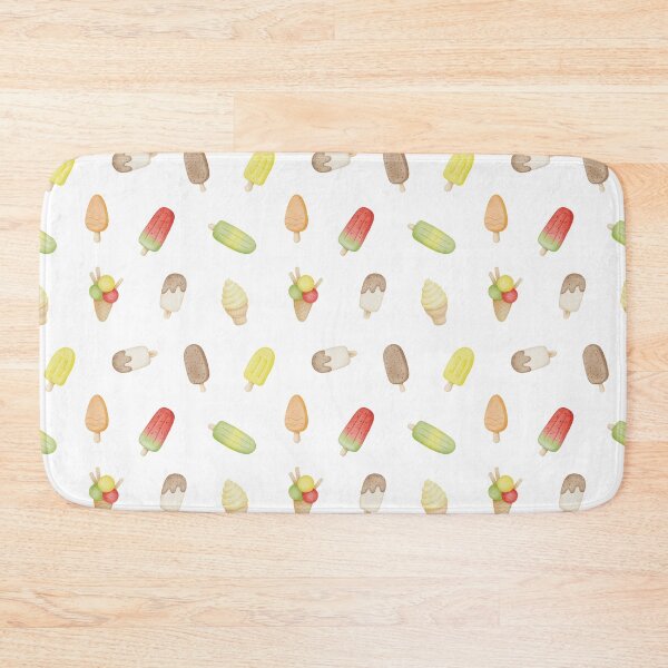 Item preview, Cute Watercolor Ice Cream Seamless Pattern designed and sold by tetiartlineshop.