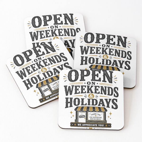 Item preview, open on weekends designed and sold by richiebenny.
