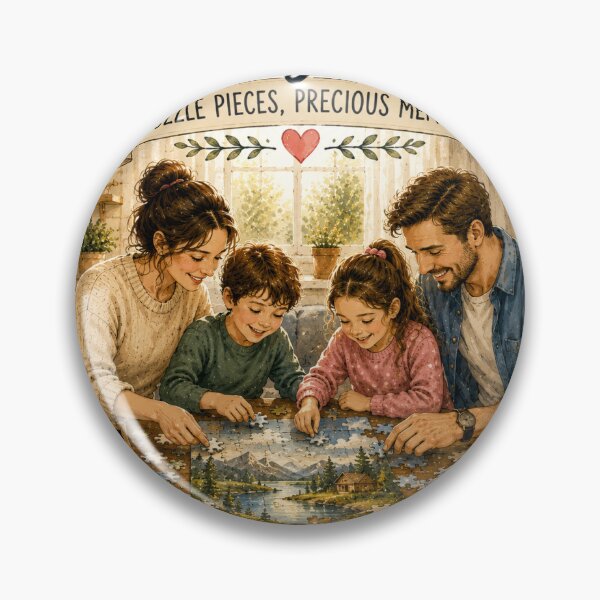 Item preview, Family Puzzle Time – Piece by Piece Together designed and sold by NestDesigns01.