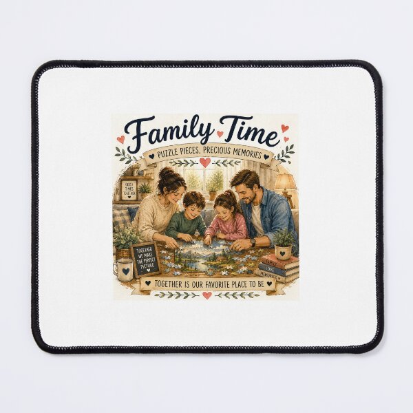 Item preview, Family Puzzle Time – Piece by Piece Together designed and sold by NestDesigns01.