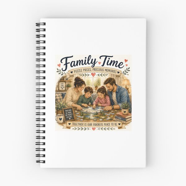 Item preview, Family Puzzle Time – Piece by Piece Together designed and sold by NestDesigns01.