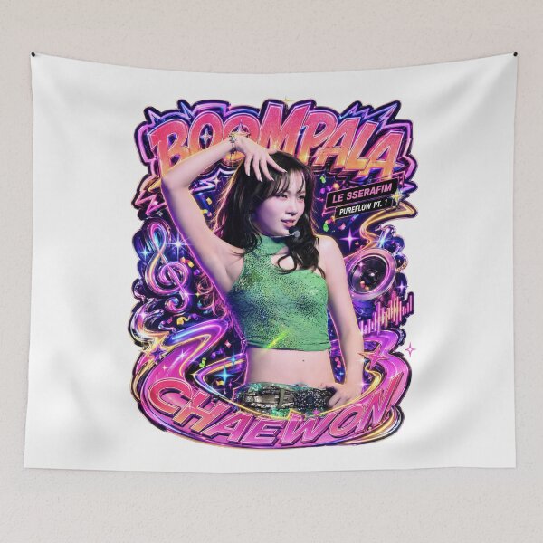 Item preview, LE SSERAFIM Chaewon Ethnic Glam Warrior Pure Flow Tour live visual designed and sold by Valereekmerch.