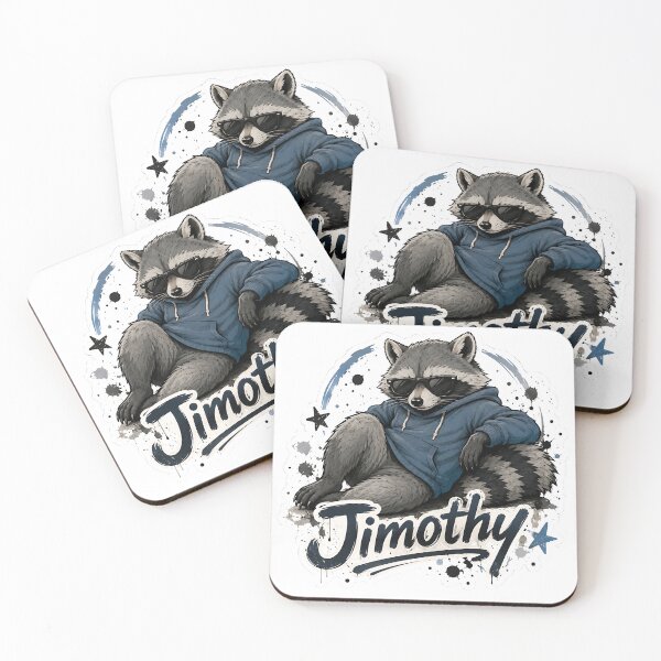 Item preview, Chill Raccoon Timothy Relaxing designed and sold by Jaideep Walia.