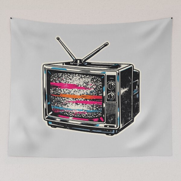 Item preview, Neon Retro Anime Dead Channel designed and sold by KungPowUnicorn.