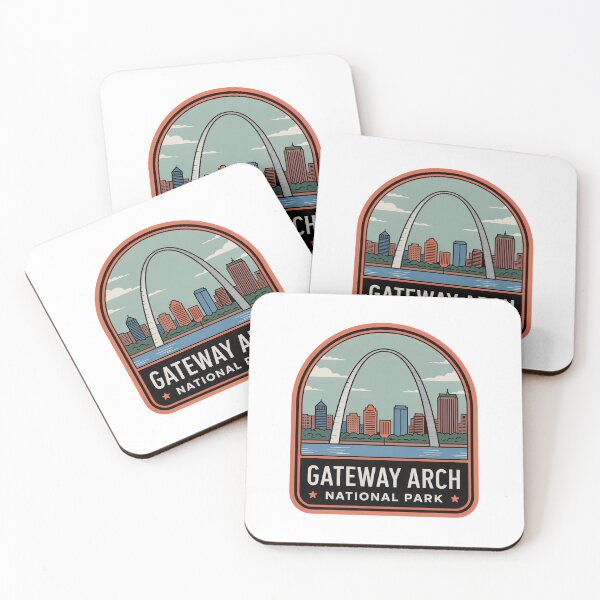 Item preview, Gateway Arch National Park Vintage Travel Badge designed and sold by Teelogic.