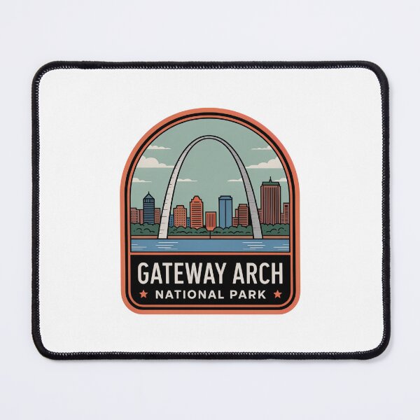Item preview, Gateway Arch National Park Vintage Travel Badge designed and sold by Teelogic.
