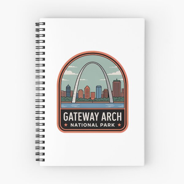 Item preview, Gateway Arch National Park Vintage Travel Badge designed and sold by Teelogic.