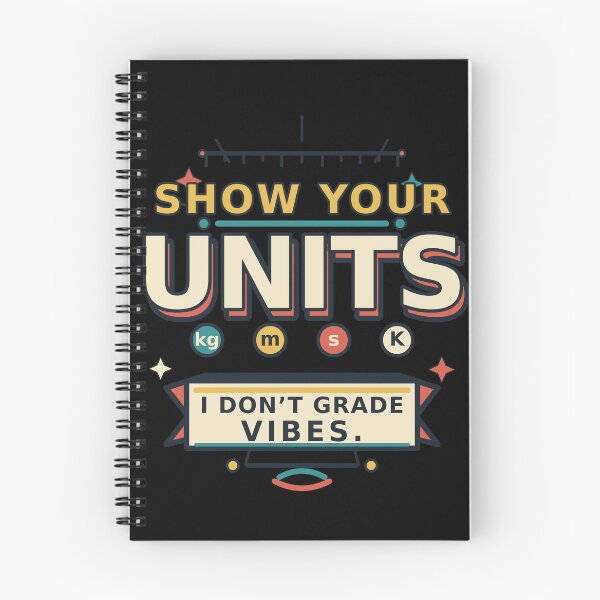 Item preview, Show Your Units – Funny Science Teacher Humor designed and sold by Little Chookcha.