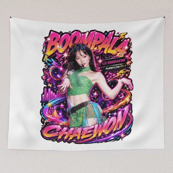 Item preview,  LE SSERAFIM Chaewon Ethnic Tribal Fringe concert performance concept designed and sold by Valereekmerch.
