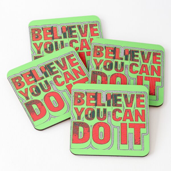 Item preview, Believe You Can Do It Motivational Quote Grunga Red Black Sticker designed and sold by zenithdecalco.