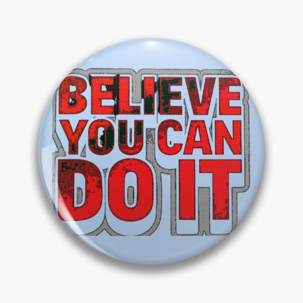 Item preview, Believe You Can Do It Motivational Quote Grunga Red Black Sticker designed and sold by zenithdecalco.