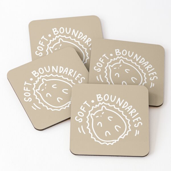 Item preview, Soft Boundaries Cute Hedgehog Introvert Humor designed and sold by CricketDoodles.