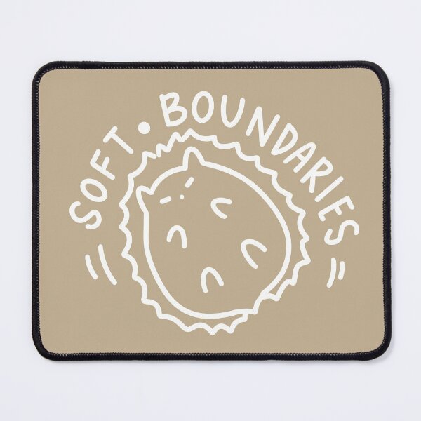 Item preview, Soft Boundaries Cute Hedgehog Introvert Humor designed and sold by CricketDoodles.