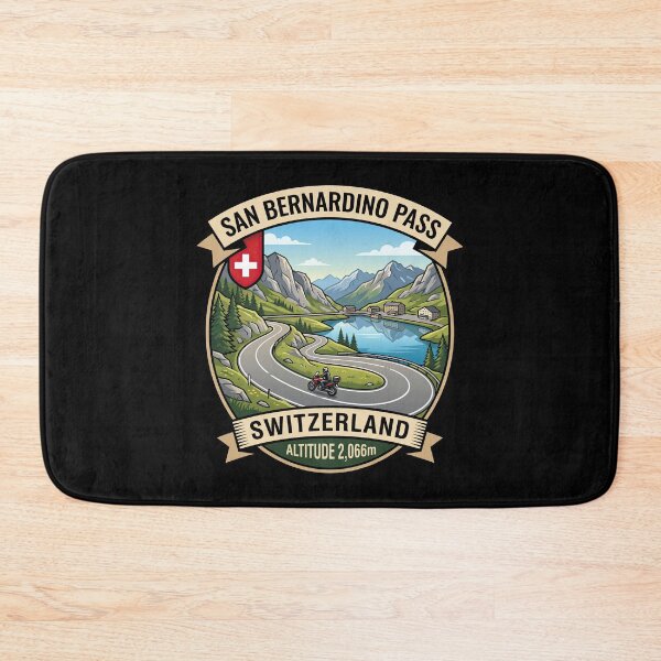 Item preview, San Bernardino Pass Switzerland Road Trip Graphic designed and sold by enzoade.