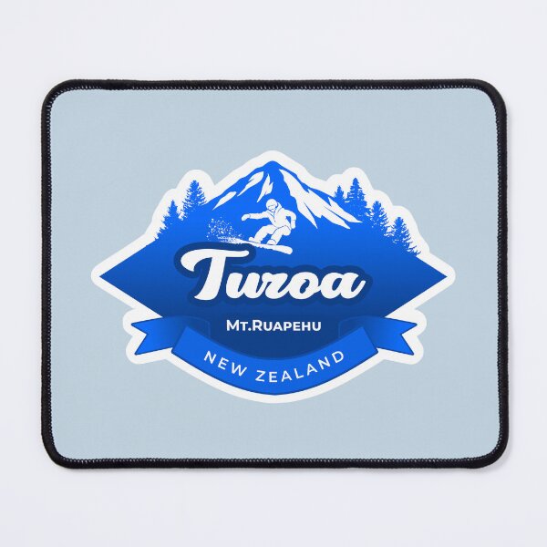 Item preview, Turoa Ski field in Blue designed and sold by MY NEW ZEALAND.