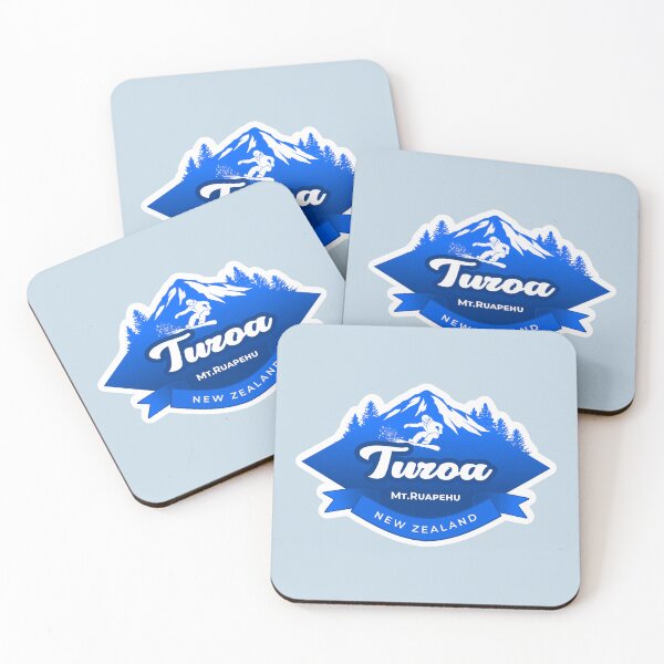 Item preview,  Turoa Ski field in Blue designed and sold by MY NEW ZEALAND.