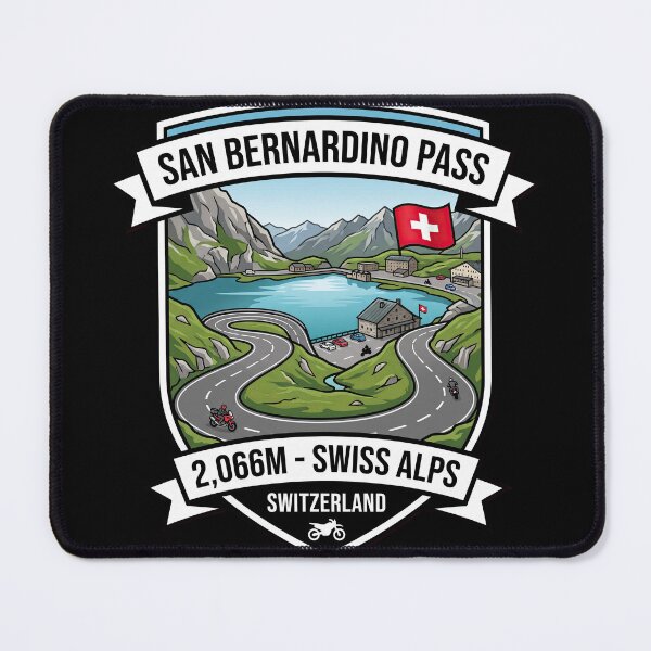Item preview, San Bernardino Pass Scenic Swiss Alps Route Design designed and sold by enzoade.