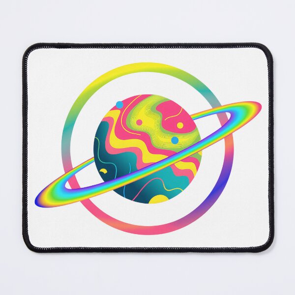 Item preview, Vibrant Saturn Holographic Ring | Cosmic Astrology Spiritual designed and sold by Innersoul studio.