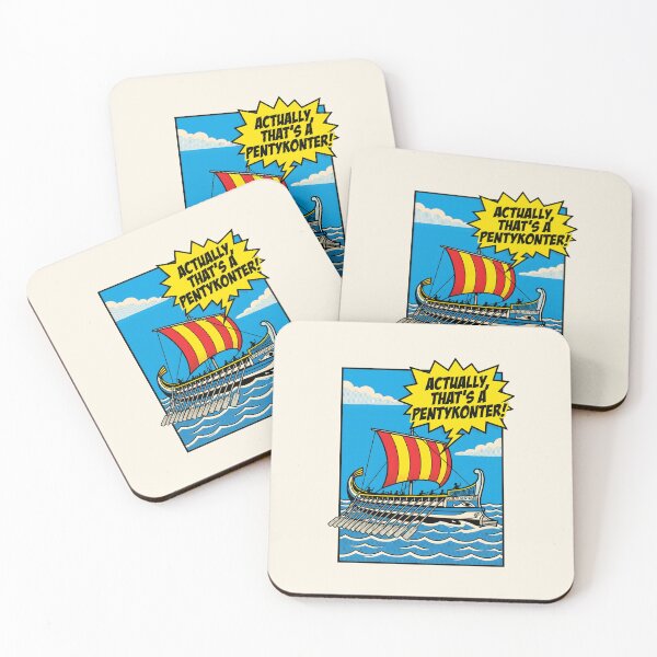 Item preview, Actually Thats a Pentykonter Funny History Galley Meme designed and sold by SplashTastic.