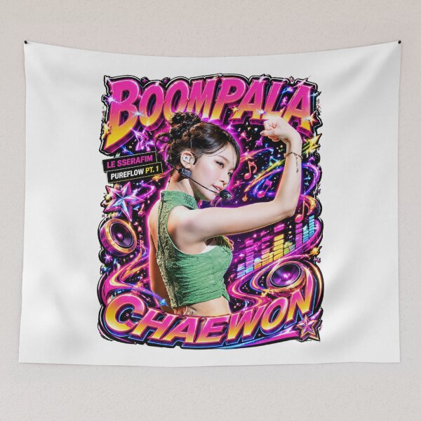 Item preview, LE SSERAFIM Chaewon Tribal Glam Warrior Pure Flow aesthetic design designed and sold by Valereekmerch.