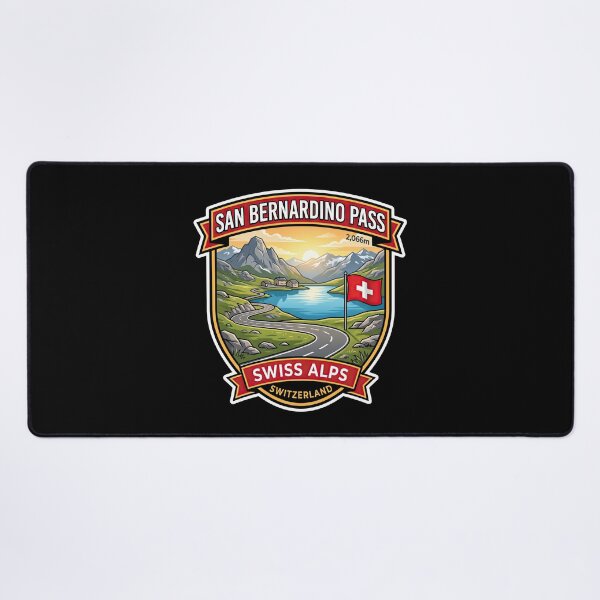 Item preview, San Bernardino Pass Scenic Alpine Pass Graphic designed and sold by enzoade.