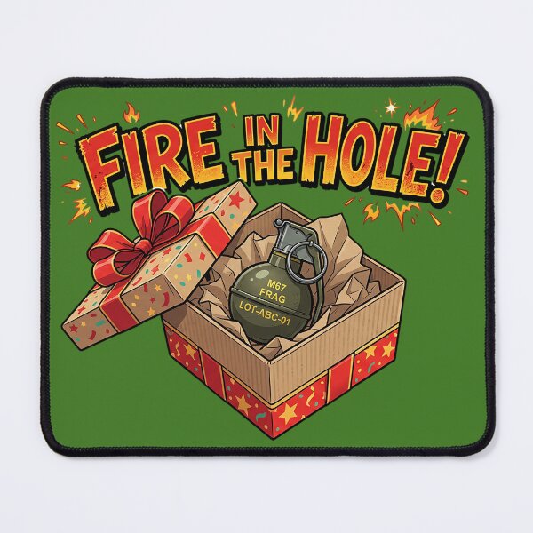 Item preview, Grenade Surprise in Christmas Gift Box designed and sold by ellieknight911.