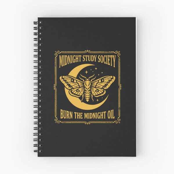 Item preview, Midnight Study Society Burn the Midnight Oil Vintage Moth designed and sold by SplashTastic.