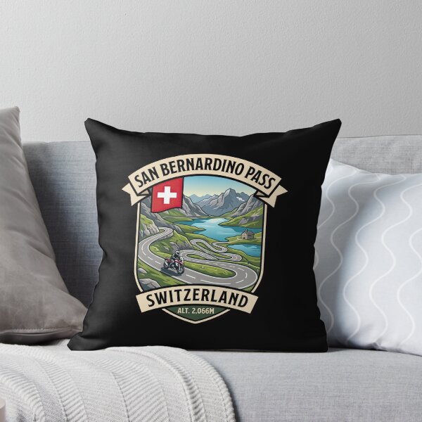 Item preview, San Bernardino Pass Swiss Alps Adventure Route Design designed and sold by enzoade.