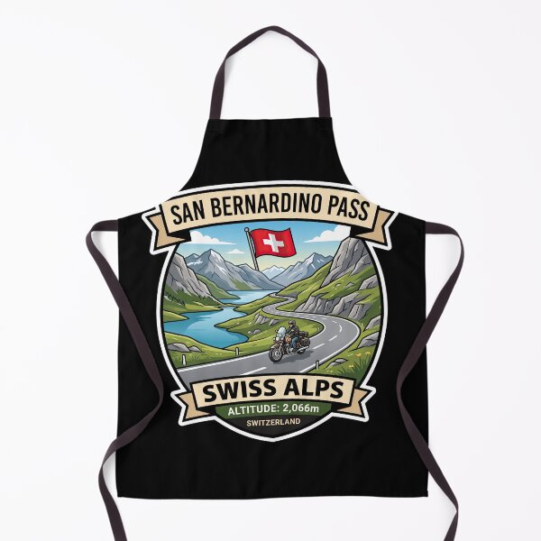 Item preview, San Bernardino Pass Switzerland Scenic Alpine Road Graphic designed and sold by enzoade.