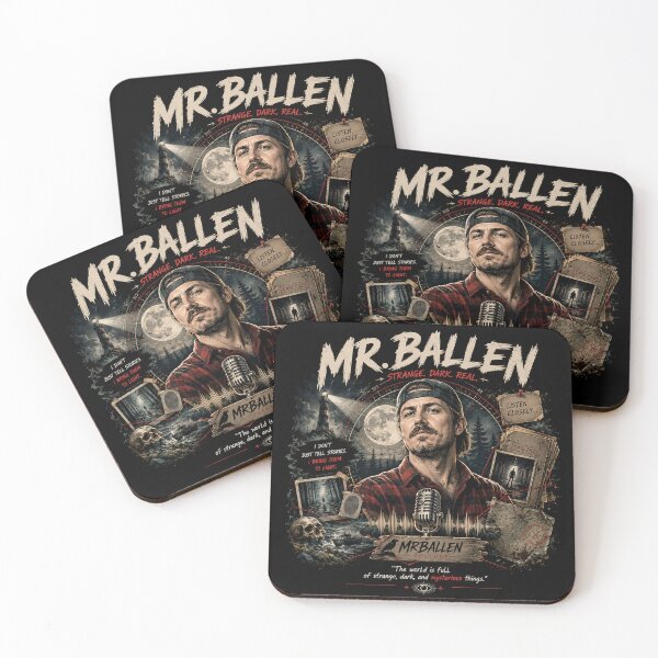 Item preview, Mr. Ballen Strange Dark Real Mystery Podcast Art designed and sold by Abidel.