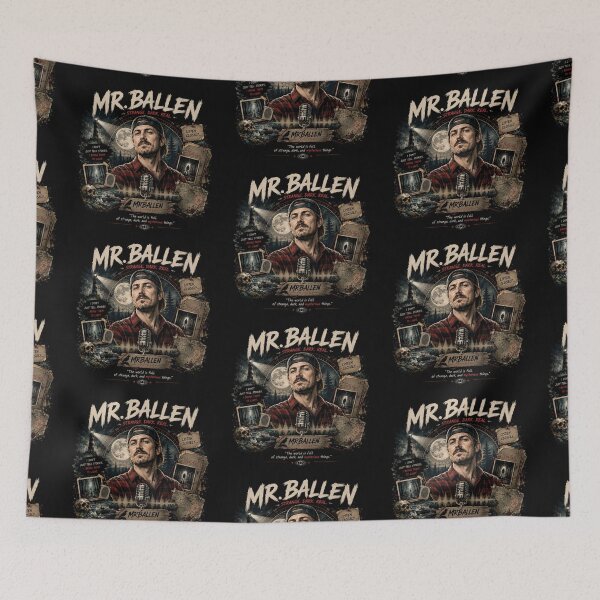 Item preview, Mr. Ballen Strange Dark Real Mystery Podcast Art designed and sold by Abidel.
