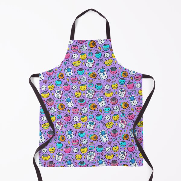 Item preview, Kawaii Smart Plugs and Speakers Colorful Seamless Pattern designed and sold by SplashTastic.