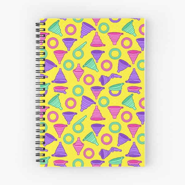Item preview, Funky Collapsible Funnels and Rings Bright Yellow Pattern designed and sold by SplashTastic.