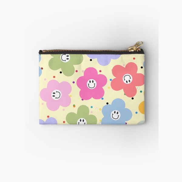 Item preview, Groovy Retro Pastel Smiley Daisy Flower Pattern designed and sold by SeJaa.