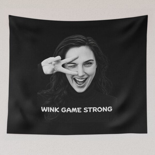 Item preview, Wink Game Strong Peace Sign Fun Vibes designed and sold by Vicky021.