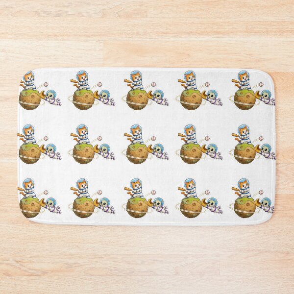 Item preview, Space Cat Alien Baseball Sticker designed and sold by Grafititee.