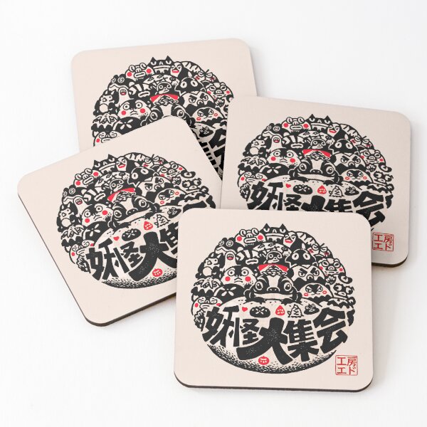 Item preview, Copy of Four Guardian Shiba Inu Dogs Decorative Badges designed and sold by EdvvinStudios.