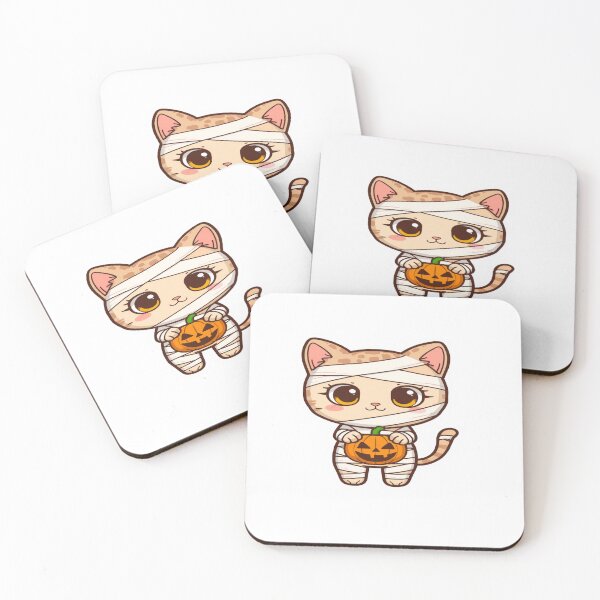 Item preview, Cute Halloween Mummy Cat designed and sold by Good Day Design.