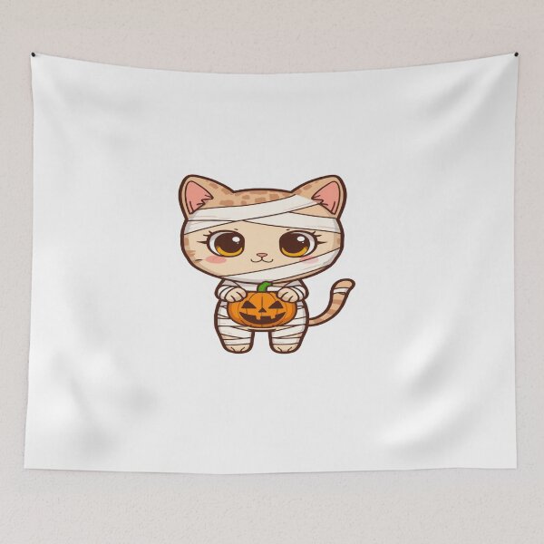 Item preview, Cute Halloween Mummy Cat designed and sold by Good Day Design.