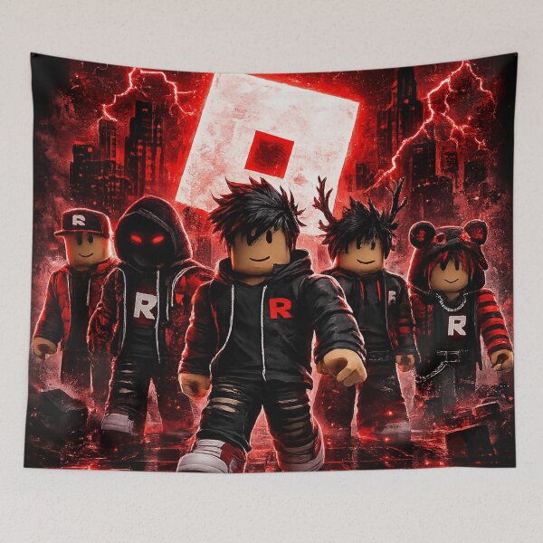 Item preview, Roblox Red Squad – Epic Gaming Avatar Poster designed and sold by NBT-NOVA.
